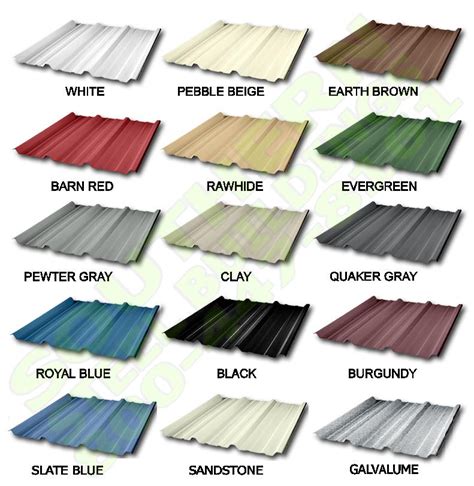 metal house color combinations|steel building colors charts.